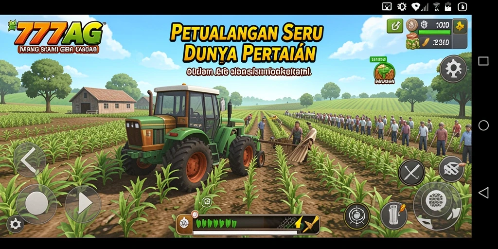 Tampilan gameplay yang seru dan interaktif dalam 777AG.