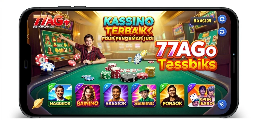 Screenshot gameplay Kasino di 77AG yang menegangkan dan menarik.