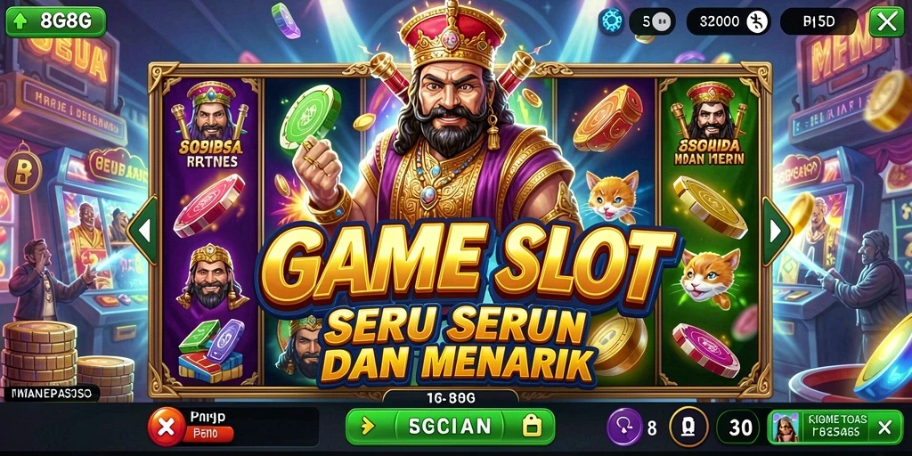 Tampilan gameplay Slot yang menakjubkan di 8G8G.