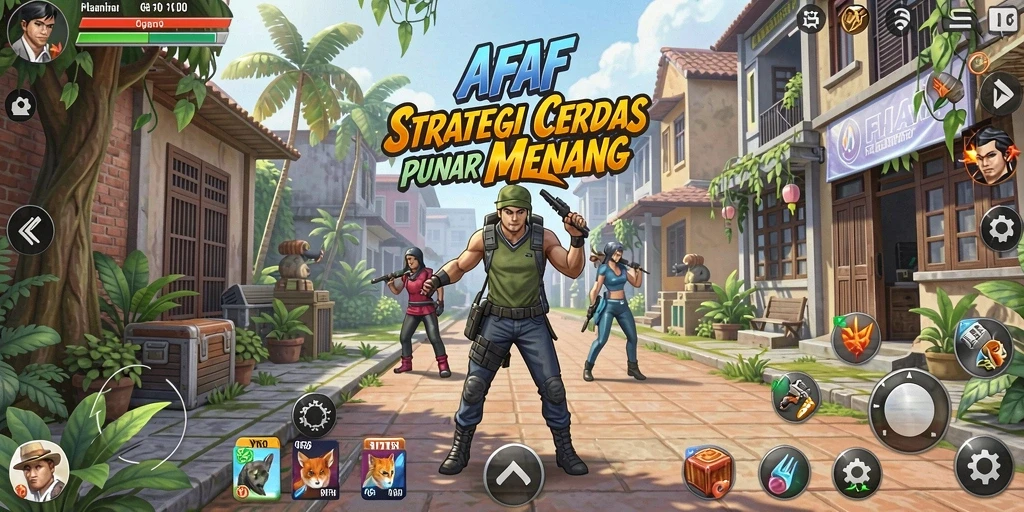 Tampilan gameplay AFAF yang menegangkan dan penuh strategi.