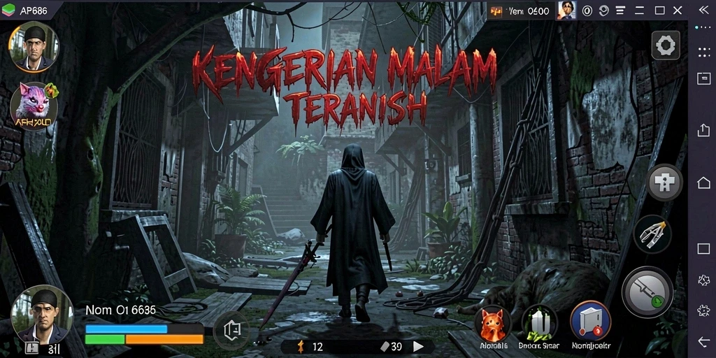 Gameplay AP686 yang menegangkan dan menyeramkan terlihat jelas.
