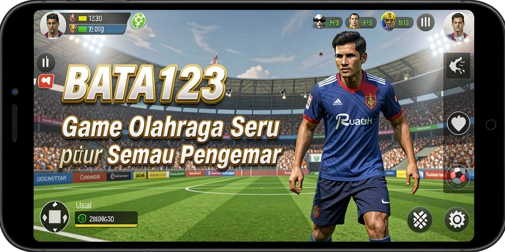 Tangkapan layar utama BATA123 menampilkan aksi seru di lapangan.