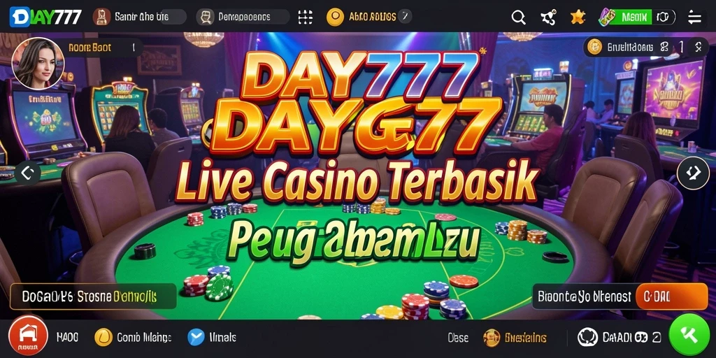 Tampilan penuh aksi dalam permainan Live Casino DAY777.