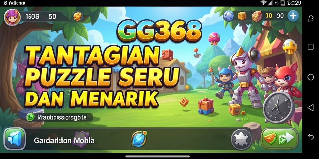 Screenshot GG368 menampilkan momen gameplay seru dalam menyelesaikan puzzle.