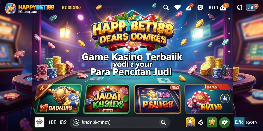 Tampilan menarik dari gameplay Kasino di HAPPYBET188.