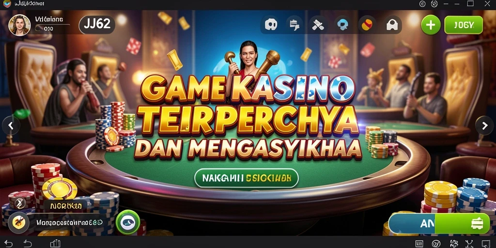 Screenshot gameplay <strong>JJ62</strong> menampilkan aksi Casino yang seru.