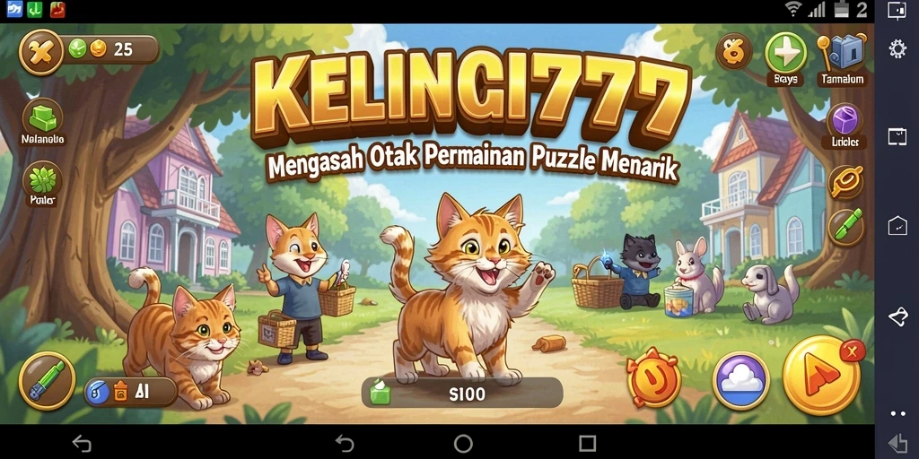 Tampilan gameplay KELINCI777 yang menantang dan mengasah otak.