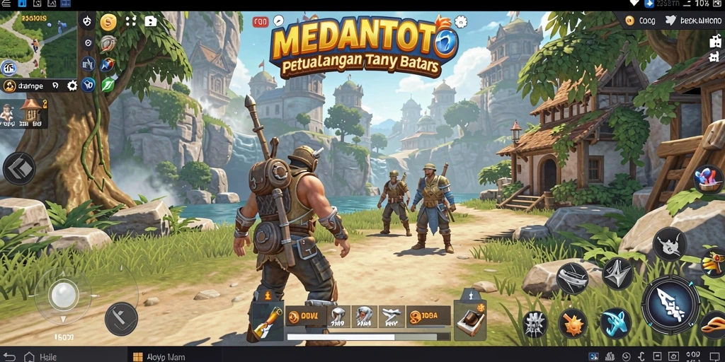 Tampilan gameplay <strong>MEDANTOTO</strong> yang menakjubkan di dunia terbuka