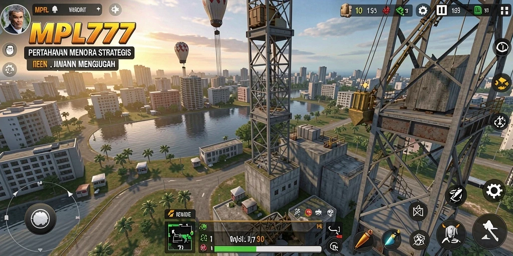Tampilan gameplay MPL777 yang seru dalam Tower Defense.