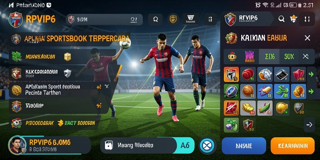 Tampilan Screenshot Utama Gameplay Sportsbook RPVIP6.