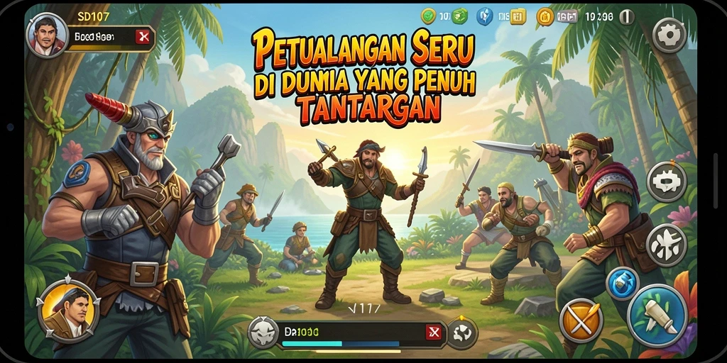 Tampilan gameplay SD107 yang menarik dan penuh aksi.