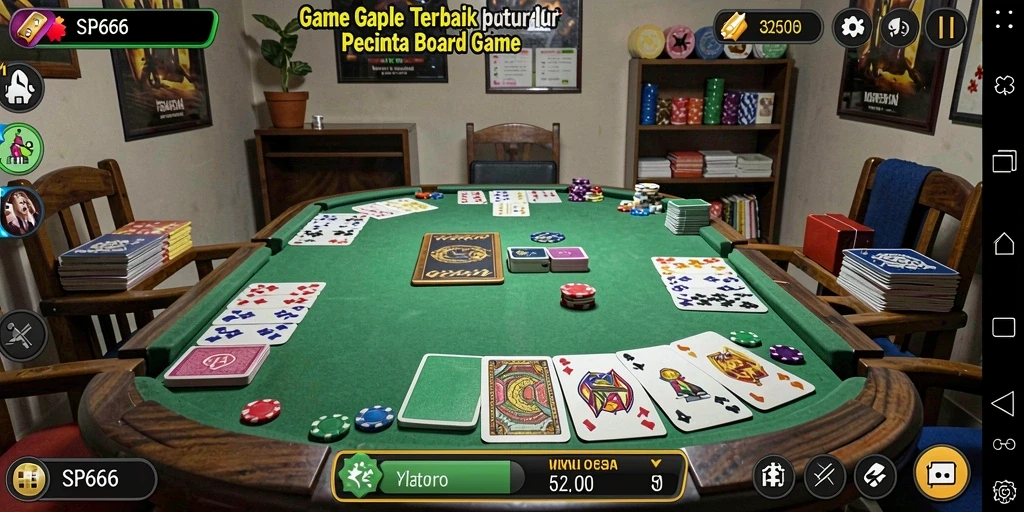 Tampilan permainan Gaple yang seru dan interaktif.