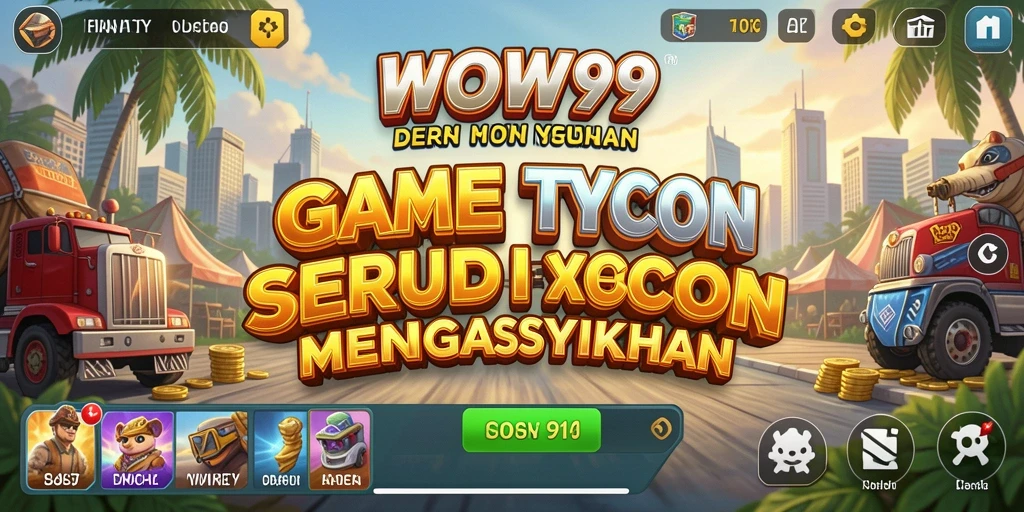 Tampilan gameplay WOW99 yang mendebarkan dan penuh strategi dalam membangun bisnis.